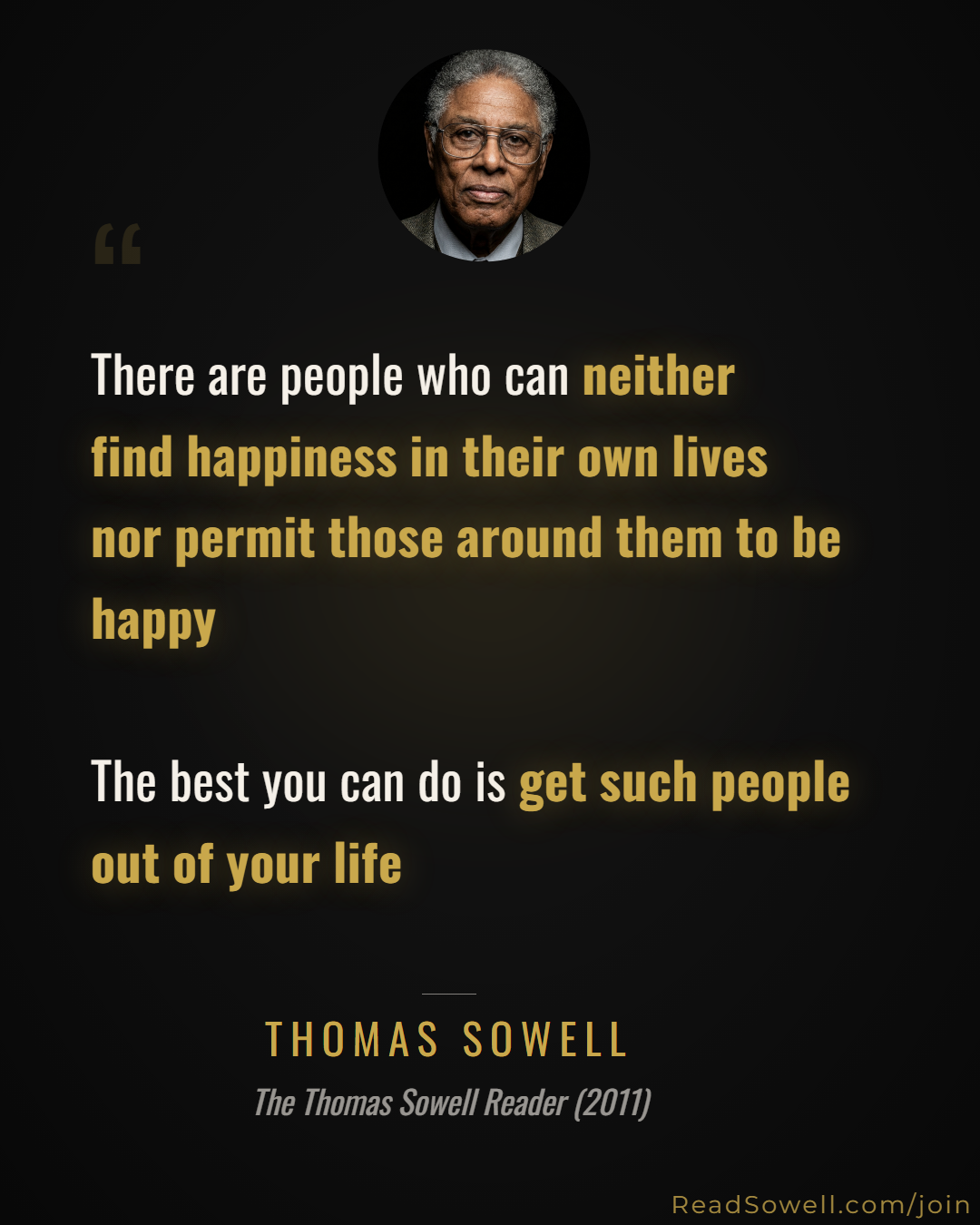 Meme: There are people who can neither find happiness in their own...