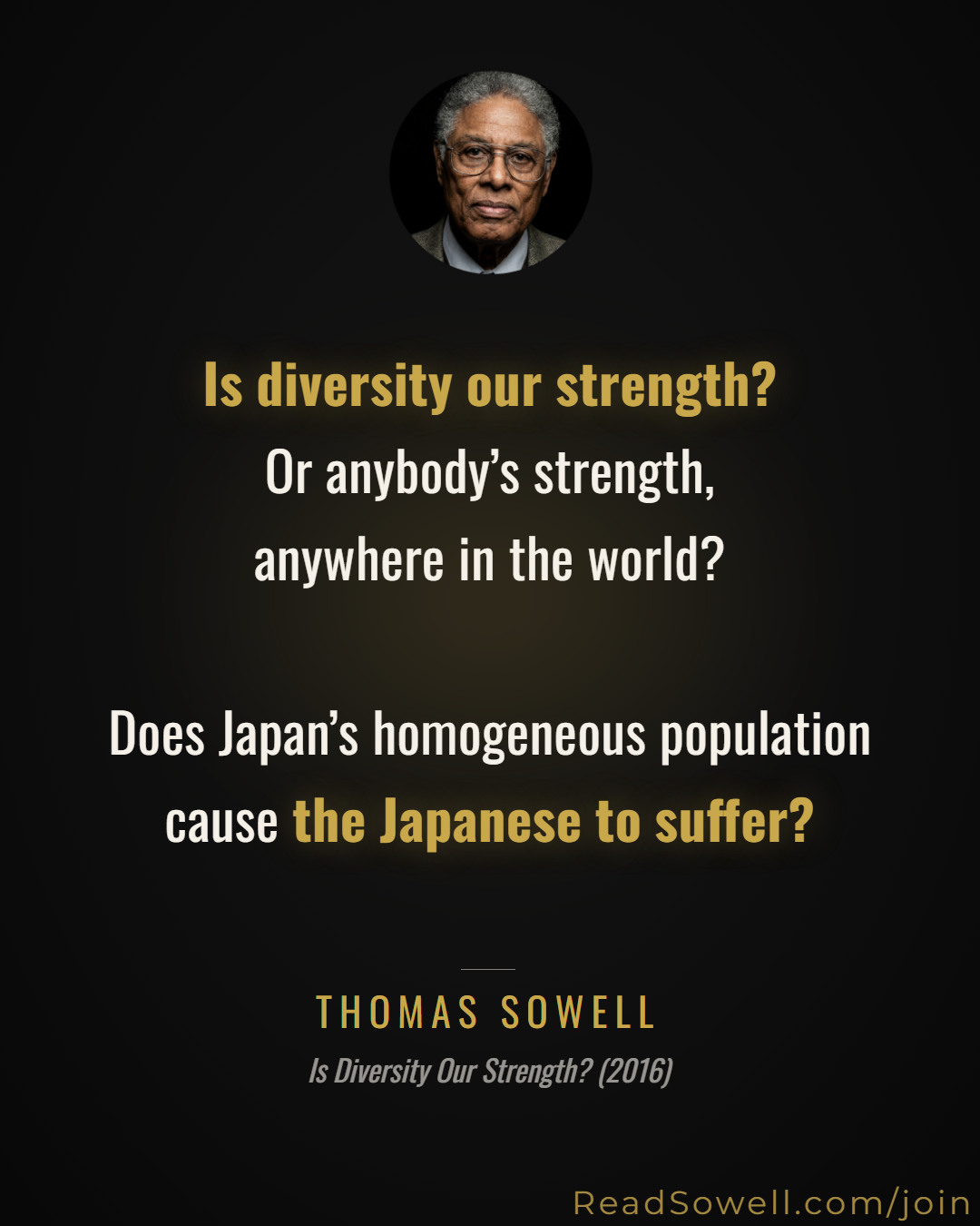 Meme: Is diversity our strength? Or anybody’s strength, anywhere i...