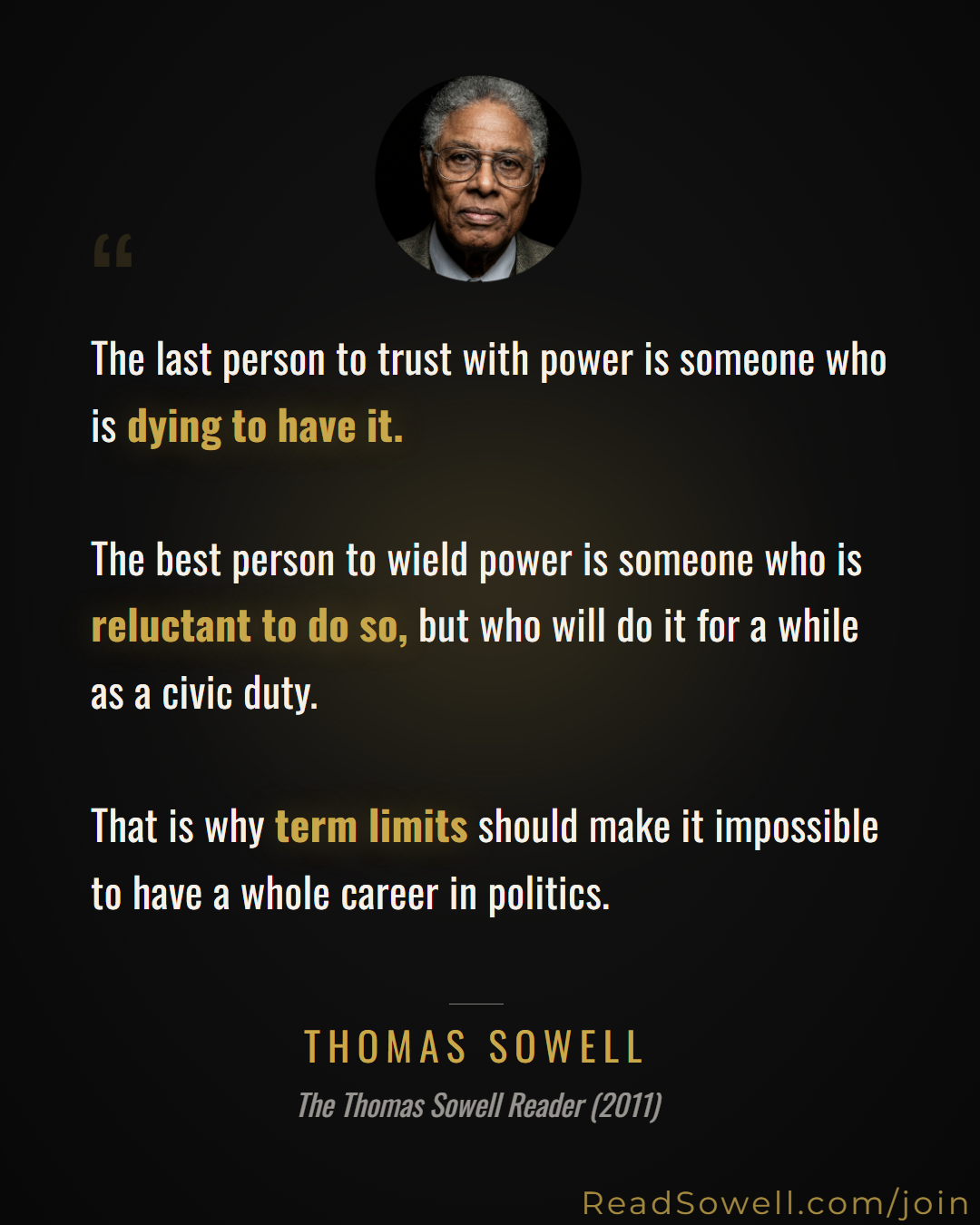Meme: The last person to trust with power is someone who is dying ...